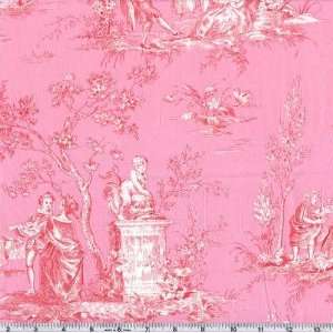   Mod Girls Eliza Toile Pink Fabric By The Yard Arts, Crafts & Sewing