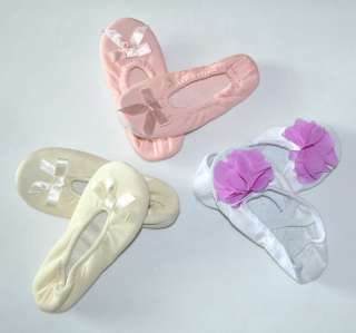  Girls Ballet Dancing Shoes Style Slipper Soft Toddler 
