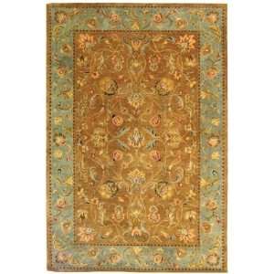  Safavieh Bergama BRG161A Brown and Blue Traditional 6 x 9 