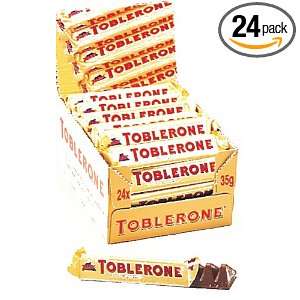 Toblerone, Milk, 1.23 Ounce (Pack of 24)  Grocery 