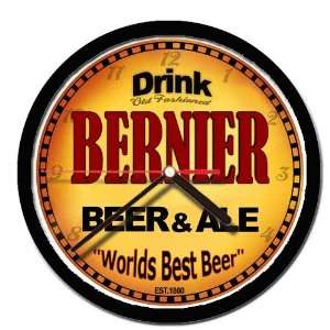  BERNIER beer and ale cerveza wall clock 