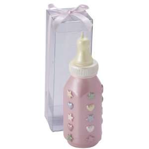 Candle Baby Bottle Pink (20 per order) Baby Favors  