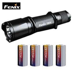  Fenix TK11 LED Flashlight Black With CR123a Lithium 