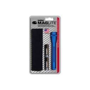  MagLite Mini AA Flashlight and Holster Combopack, Blue 