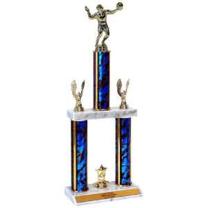  Quick Ship Volleyball 20 Trophy   Two Tier Sports 