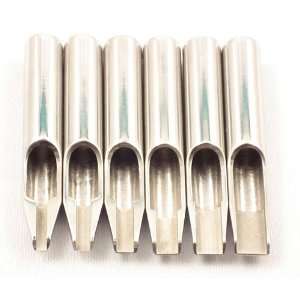  19 Flat Tip Professional Grade Stainless Steel Tattoo Tips 