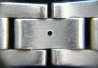   Signed Mens Link Bracelet Titanium 10k Gold Screws w Diamond  