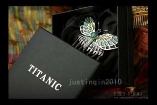 TITANIC Roses Beautiful Butterfly Comb&Replica+Low shipping  