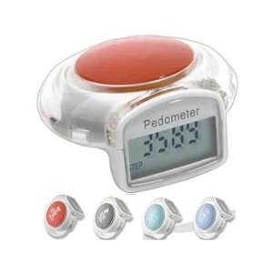  Jewel pedometer with clear casing and top LCD display 