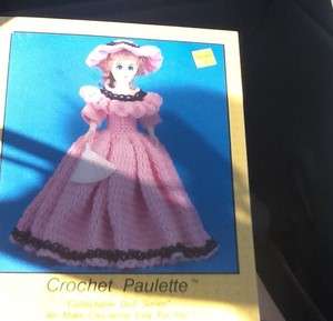 Crochet PAULETTE Barbie Doll Dress Pattern Victorian Dress TD 