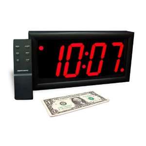   Jumbo LED Alarm Clock with 4 Numerals and Remote Control Electronics