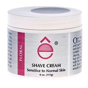  E Shave 4oz. Shave Cream, Floral For Normal To Sensitive 