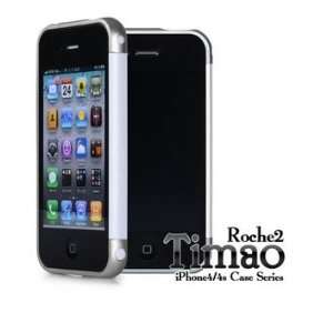  ROCHE2 TIMAO BUMPER CASE for iPhone4/4S TITANIUM SILVER 