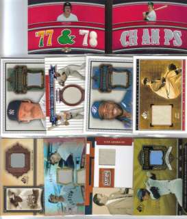 MLB Baseball Game Used Jersey Auto Patch BGS RC 1/1 Lot  