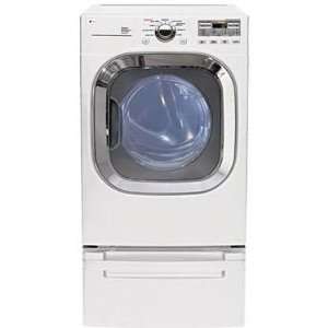  LG DLG2602W 27 7.4 cu. Ft. Gas Dryer   White Appliances