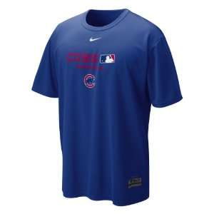  Chicago Cubs Nike Performance Dri Fit Tee Sports 