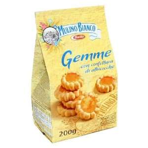 Mulino Bianco Gemme   Apricot Jam Biscuits (200g)  Grocery 