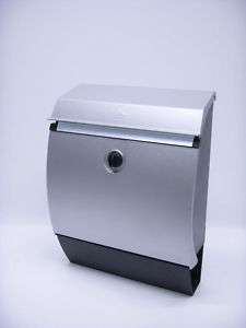 Office Post Letter Locking Security Box Plastic Mailbox  