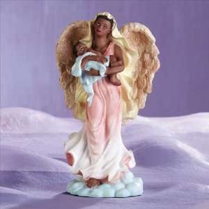  Alabastrite guardian angel with baby
