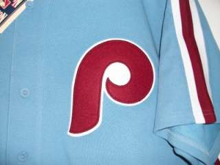 PHILLIES MAJESTIC THROWBACK JERSEY 2XL NWT  