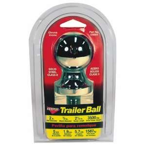   5664 Trailer Ball 2 x 3/4 x 2 1/4, 3,500 lbs. break strength, Chrome