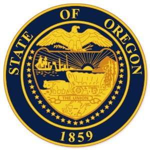  Oregon State Seal car bumper sticker 4 x 4 Automotive