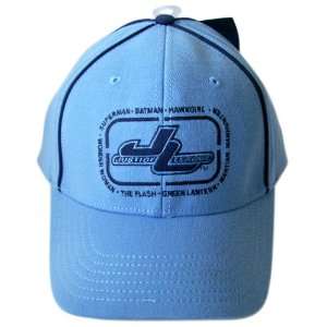  DC Comics Justice League Logo Light Blue Baseball Cap 