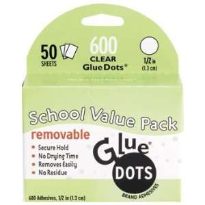  Removable Clear Glue Dots   Basic School Supplies & Glue 