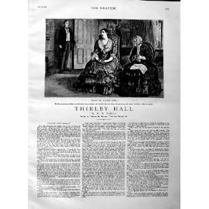  1883 ILLUSTRATION STORY THIRLBY HALL PAULINA ROMANCE