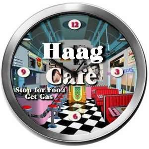  HAAG 14 Inch Cafe Metal Clock Quartz Movement Kitchen 