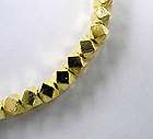 TWH 24k Gold Vermeil Style 20 Faceted Bea