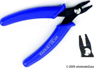 Bead Pliers Hand Crimping Micro Euro Tool +Flush Cutter  