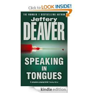 Speaking in Tongues Jeffery Deaver  Kindle Store