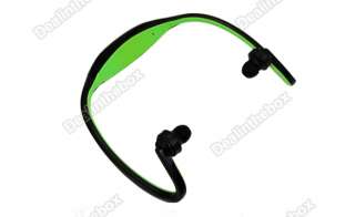2GB Sport Handsfree Headphone  Music Player Green  