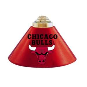  NBA Chicago Bulls Three Shade Metal Swags Billiard Table 