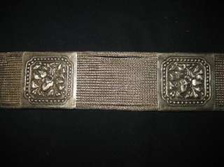 The Only Museum Quality OLD Silver Belt Dayak Borneo  