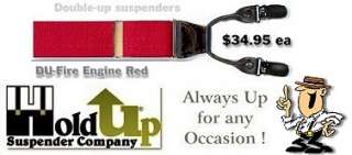 see the details on the FIRE ENGINE RED suspender