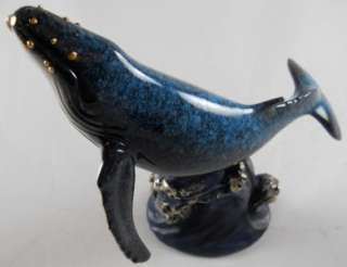 Humpback Whale Sculpture Whales Statue Nautical Showpiece Ocean Sea 