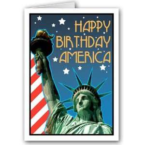  Happy Birthday America   July 4th Card Toys & Games