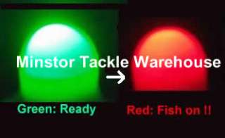 Fishing rod Pole/Tip Instant Strike Alert Light Indicator  