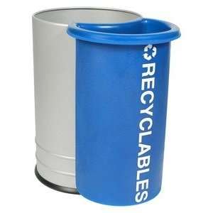   Recycling Container Metal Wastebasket 2 Colors
