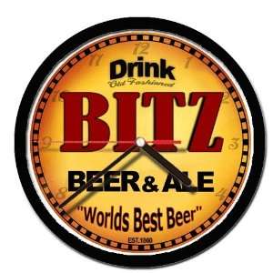  BITZ beer and ale cerveza wall clock 