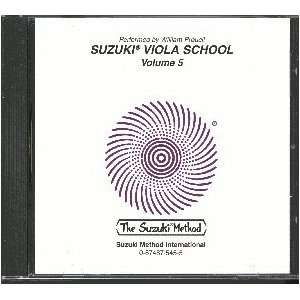  Suzuki Viola School Volume 5   Compact Disc (Preucil 