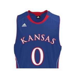  Kansas Jayhawks NCAA Replica BB Jersey Adidas Sports 