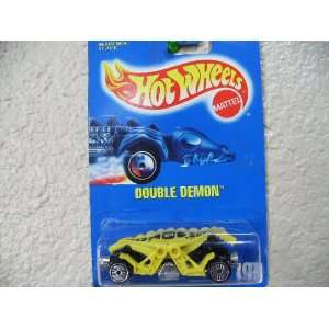  Hot Wheels Double Demon #199 All Blue Card Yellow with 