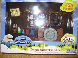 New SMURFS Papa Smurfs Lab Movie Moment Adventure Pack Playset  