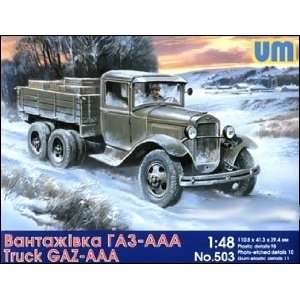  GAZ AAA WWII Russian Truck 1 48 Uni Models Toys & Games