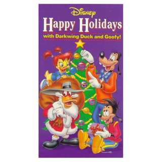   HAPPY HOLIDAYS with Goofy & Duck VHS NEW HTF #4 074645429731  