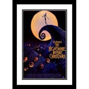  Nightmare Before Christmas 32x45 Framed and Double Matted Movie 