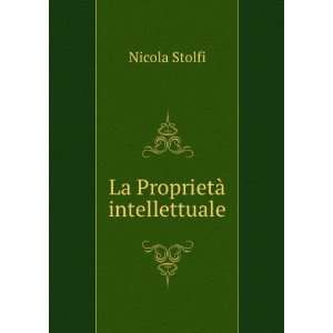  La ProprietÃ  intellettuale Nicola Stolfi Books